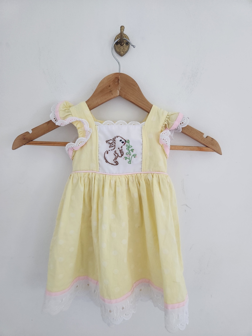 Smocked Sweets Bunny/Easter Dress Size 18Months